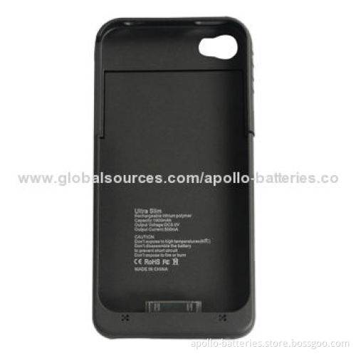 1,900mAh power banks cases of iPhone 4/4s